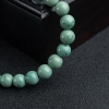 高瓷铁线绿松石单圈手串-红掌柜