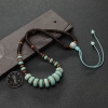 高瓷绿松石锁骨链-红掌柜