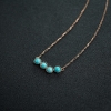 高瓷绿松石项链-红掌柜
