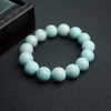 铁线浅蓝绿松石单圈手串-红掌柜