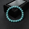 铁线蓝绿绿松石单圈手串-红掌柜