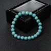高瓷蓝绿绿松石单圈手串-红掌柜