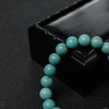 高瓷蓝绿绿松石手串-红掌柜