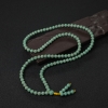 高瓷铁线蓝绿绿松石佛珠-红掌柜