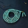 高瓷铁线绿松石108佛珠-红掌柜