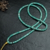高瓷铁线蓝绿绿松石隔片长链-红掌柜