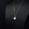 天然绿松石花项链-红掌柜