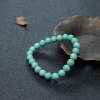 7.2mm中高瓷铁线蓝绿松石单圈手串-红掌柜