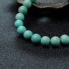 中高瓷铁线蓝绿松石手串-红掌柜