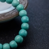 天然绿松石苹果珠手串-红掌柜