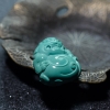 湖北天然高瓷蓝绿绿松石吊坠-红掌柜