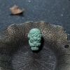 湖北天然中高瓷蓝绿绿松石孙悟空三通-红掌柜
