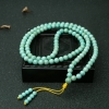 天然浅蓝绿松石长链-红掌柜