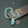 湖北天然绿松石龙项链-红掌柜