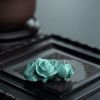 天然绿松石玫瑰花-红掌柜