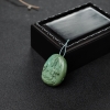 铁线黄绿绿松石绿度母吊坠-红掌柜