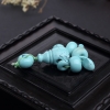 湖北高瓷铁线蓝绿松石配件套装-红掌柜