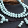 湖北中高瓷铁线浅蓝绿松石108佛珠-红掌柜