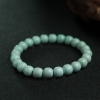 天然绿松石桶珠单圈手串-红掌柜