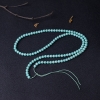 中高瓷铁线蓝绿绿松石珠链-红掌柜