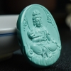 天然绿松石观音吊坠-红掌柜