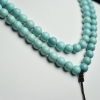 7.5mm天然高瓷蓝绿绿松石108佛珠-红掌柜