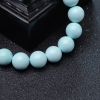 天然湖北中瓷浅蓝绿松石单圈手串-红掌柜