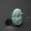 天然绿松石藏观音吊坠-红掌柜
