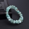 湖北中瓷铁线蓝绿随形单圈手串-红掌柜