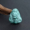 湖北天然高瓷蓝绿绿松石龙吊坠-红掌柜
