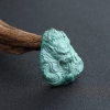 天然高瓷蓝绿绿松石龙吊坠-红掌柜
