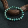 中高瓷铁线绿松石单圈手串-红掌柜
