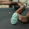 天然高瓷蓝绿松石罗汉吊坠-红掌柜