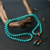 蓝绿松石108佛珠-红掌柜