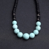 浅蓝绿松石项链 - 红掌柜