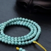 中高瓷铁线蓝绿绿松石长链-红掌柜