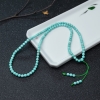 中高瓷铁线蓝绿松石长链-红掌柜