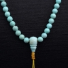 湖北天然蓝绿绿松石长链-红掌柜