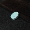 天然蓝绿松石雕花背云-红掌柜