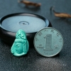 湖北天然绿松石观音吊坠-红掌柜