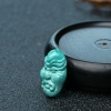 蓝绿松石罗汉头配件-红掌柜