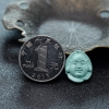 蓝绿绿松石佛头吊坠-红掌柜