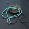 中瓷铁线蓝绿松石长链-红掌柜