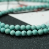 高瓷铁线蓝绿绿松石珠链-红掌柜