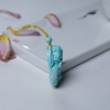 浅蓝绿松石神龙吊坠-红掌柜