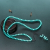 湖北中高瓷铁线蓝绿松石108佛珠-红掌柜