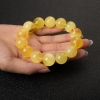 16.3mm柠檬黄金绞蜜单圈手串-红掌柜