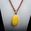 波罗的海鸡油黄蜜蜡福禄吊坠-红掌柜