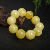 25mm浅黄蜜蜡单圈手串-红掌柜