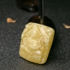 天然蜜蜡黄财神吊坠-红掌柜